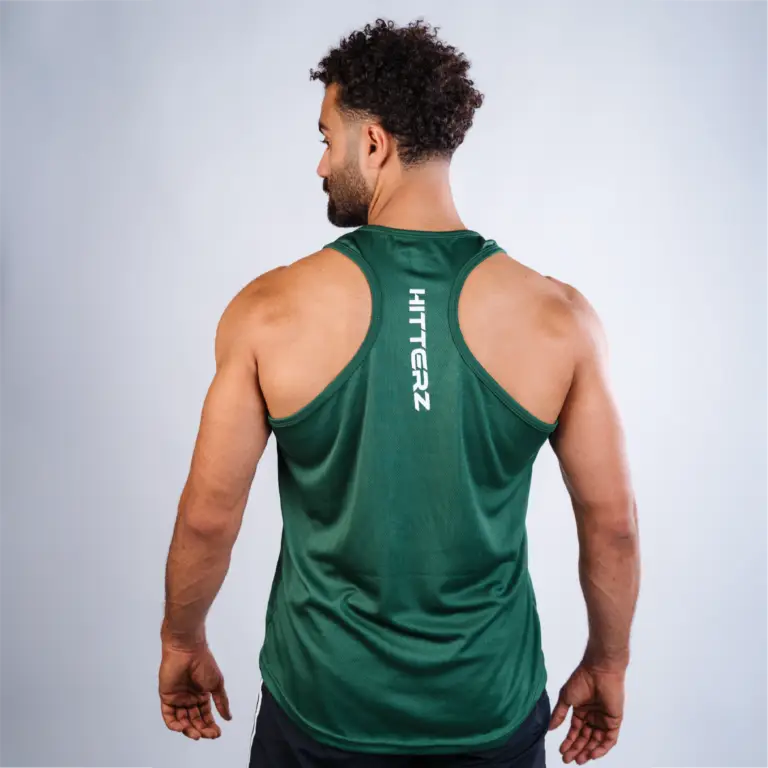 Thin Cut Tank Top – Green