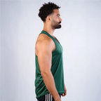 Thin Cut Tank Top – Green