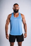 Thin Cut Tank Top – Blue